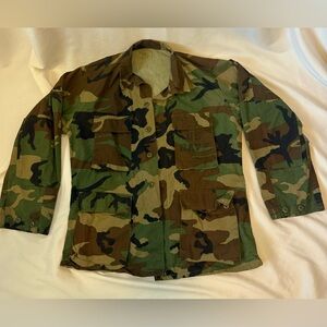 Unissued VTG U.S. Navy Woodland Camo BDU Jacket-M81-Medium Regular 1980’s